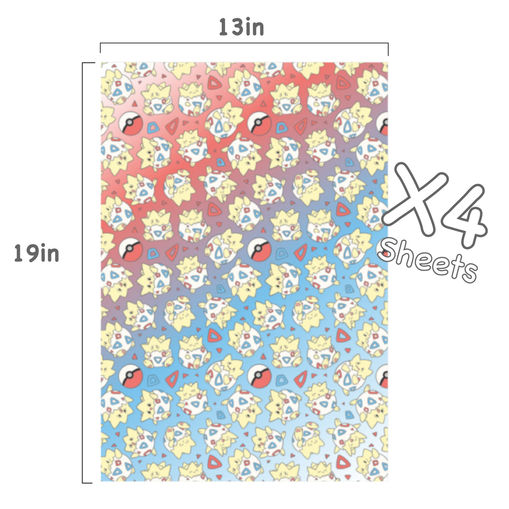 Togepi Rainbow Wrapping Paper
