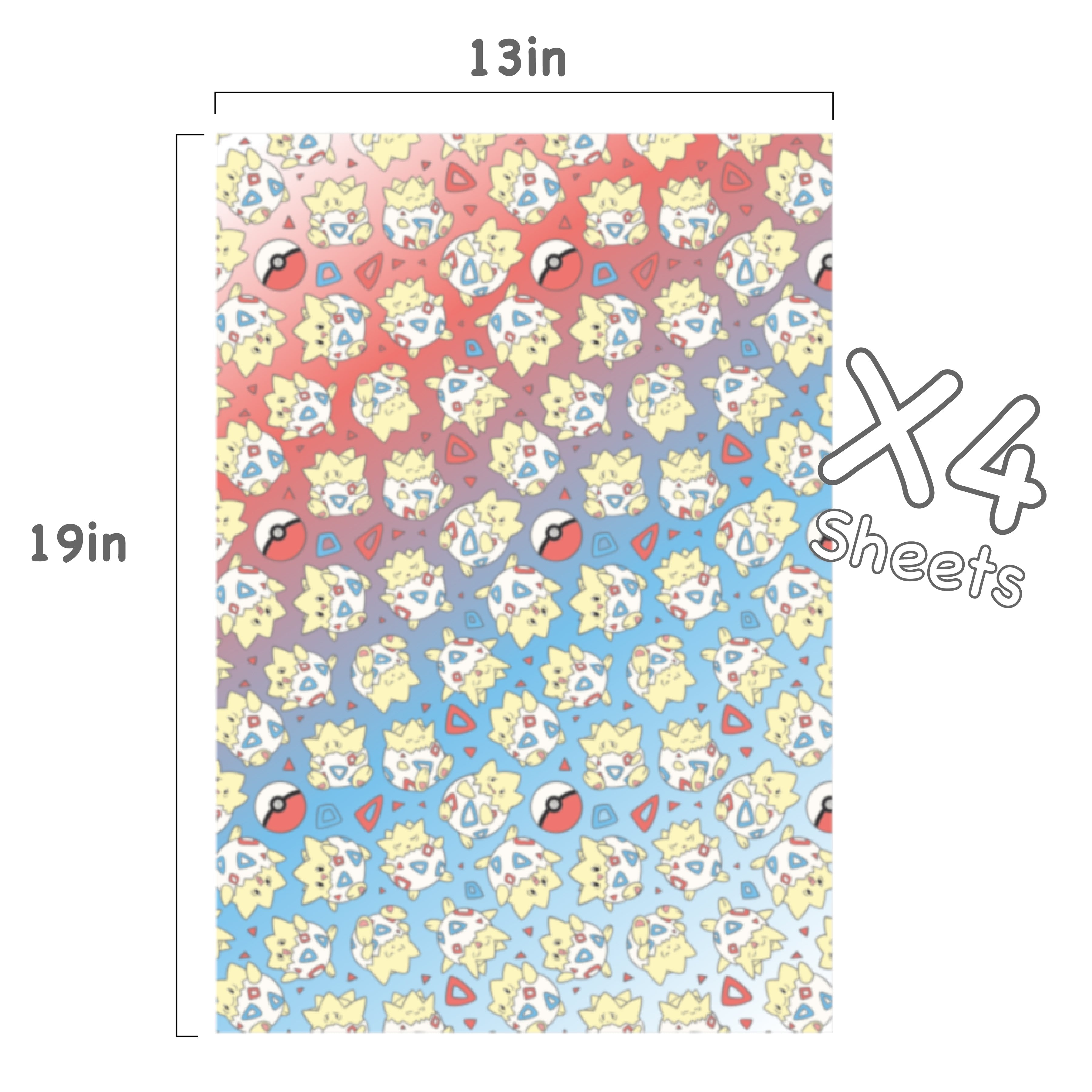 Togepi Rainbow Wrapping Paper