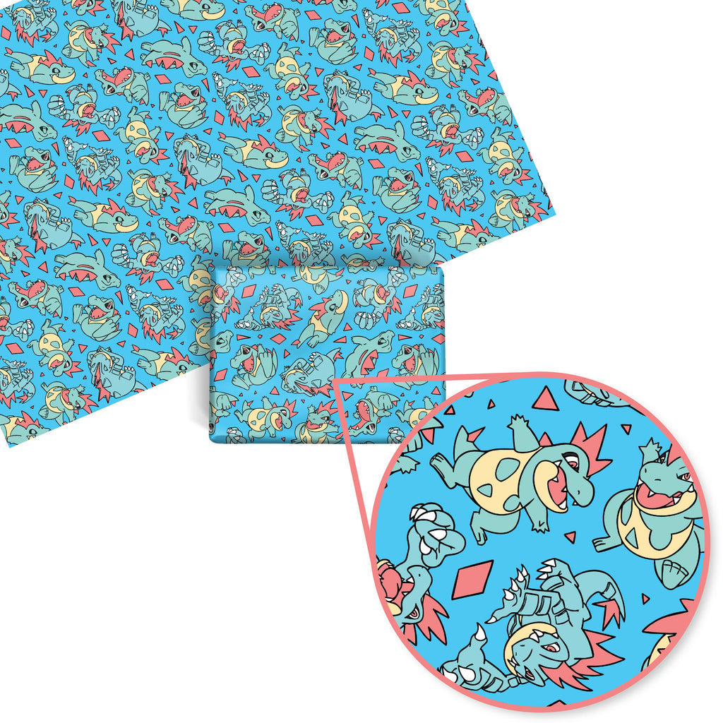 Totodile Wrapping Paper