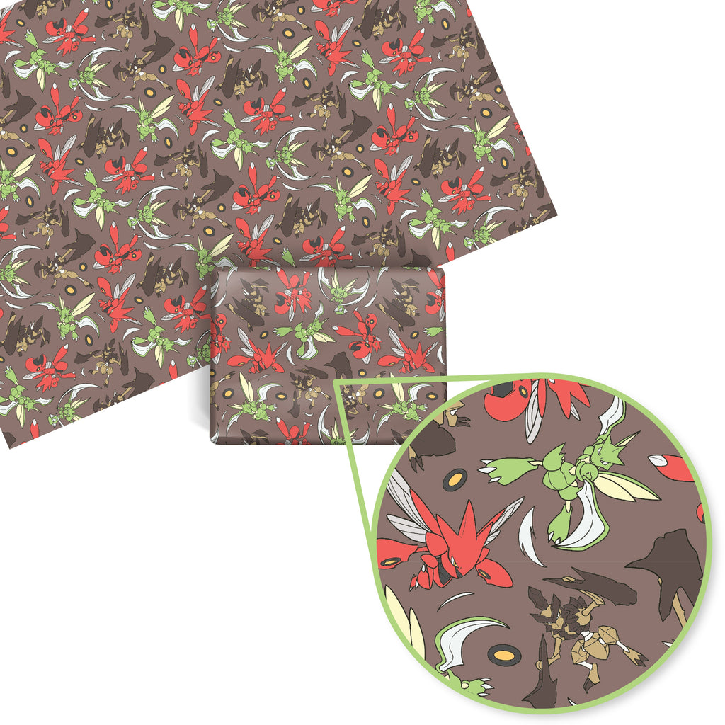 Scyther Wrapping Paper