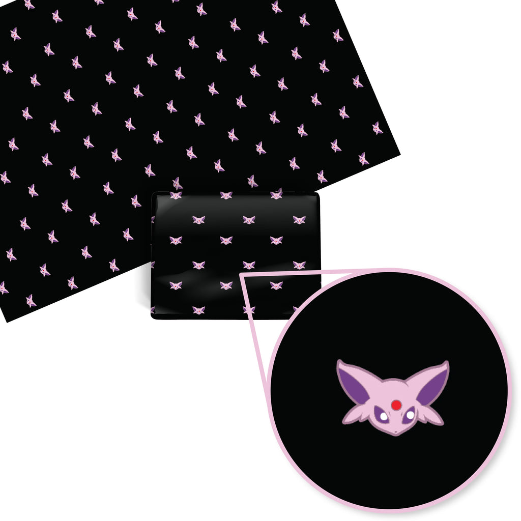 Espeon Black Wrapping Paper