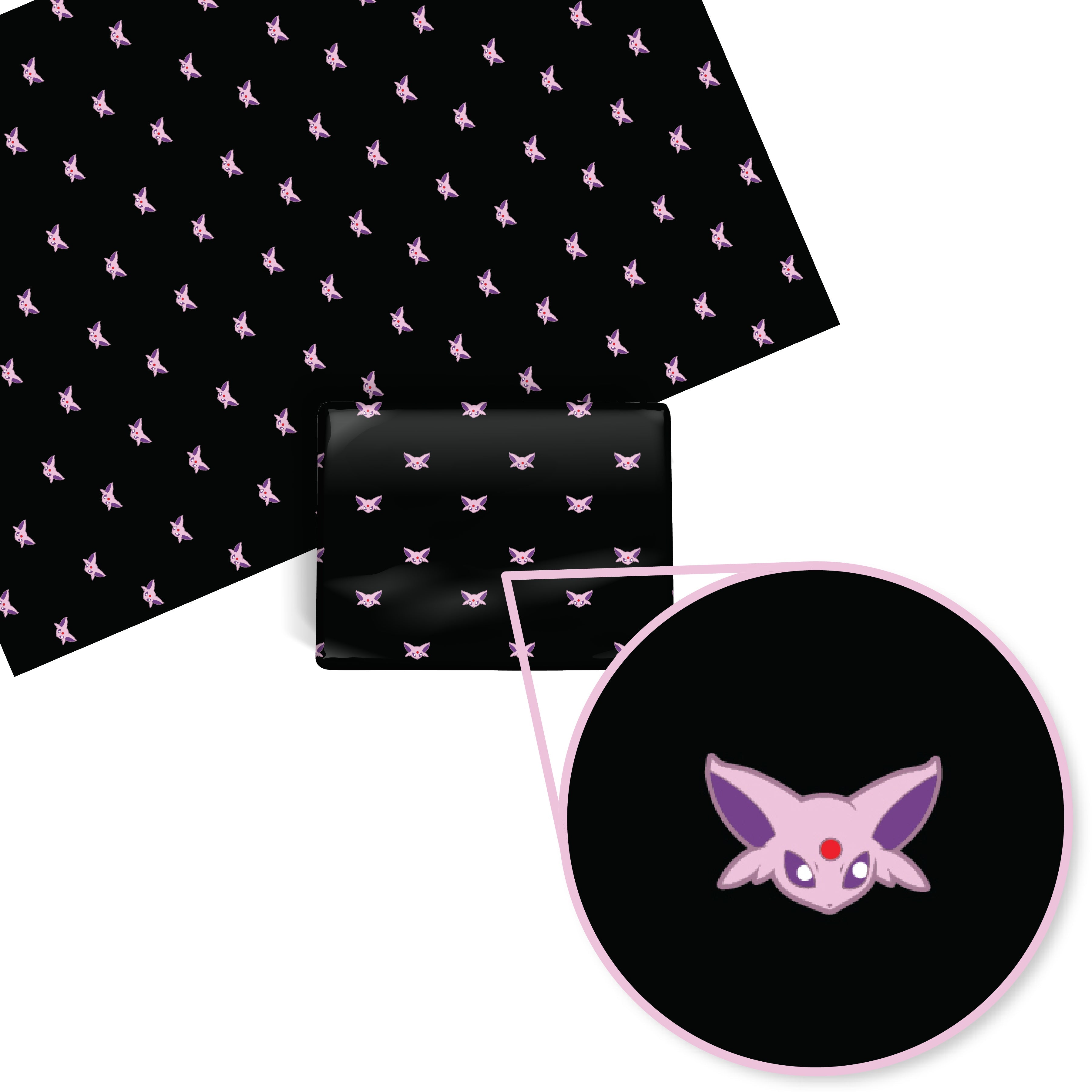 Espeon Black Wrapping Paper