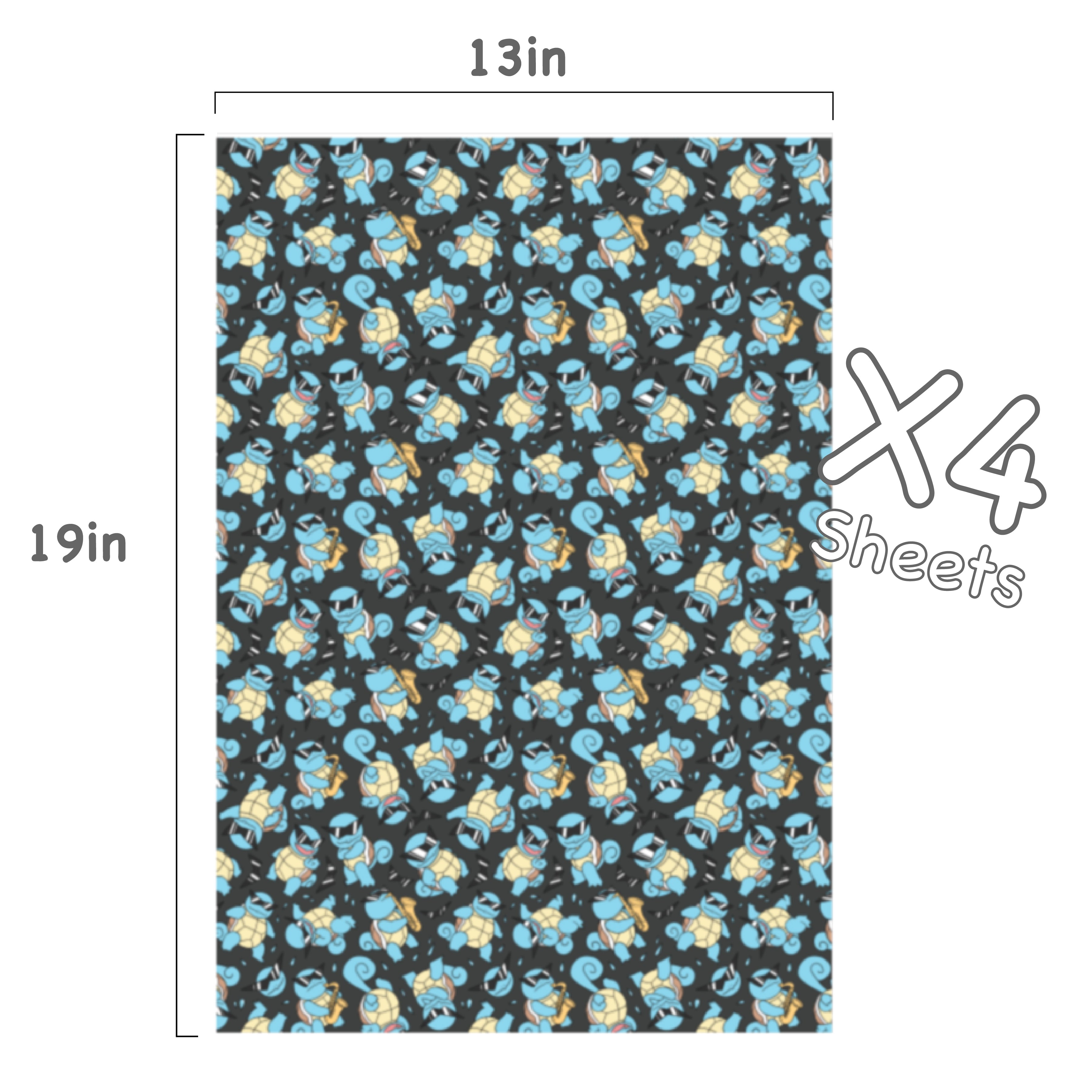 Squirtle Squad Wrapping Paper