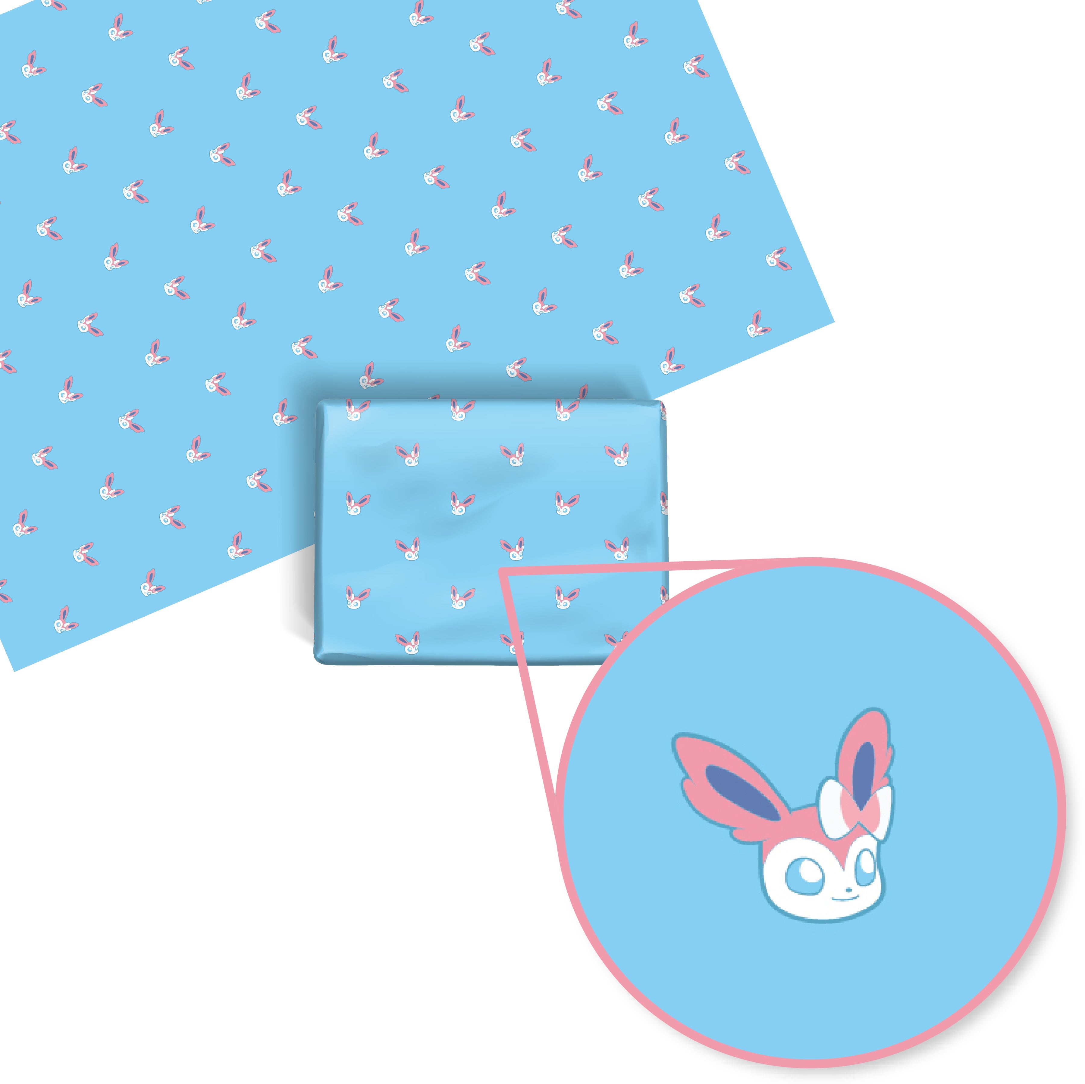 Sylveon Blue Wrapping Paper