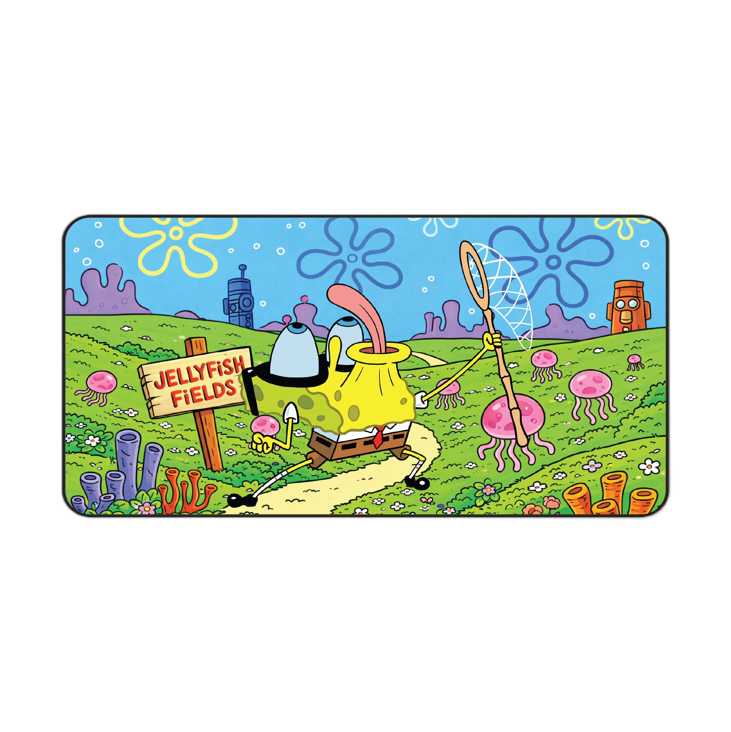 Spongebob Jellyfish Call Desk Mat