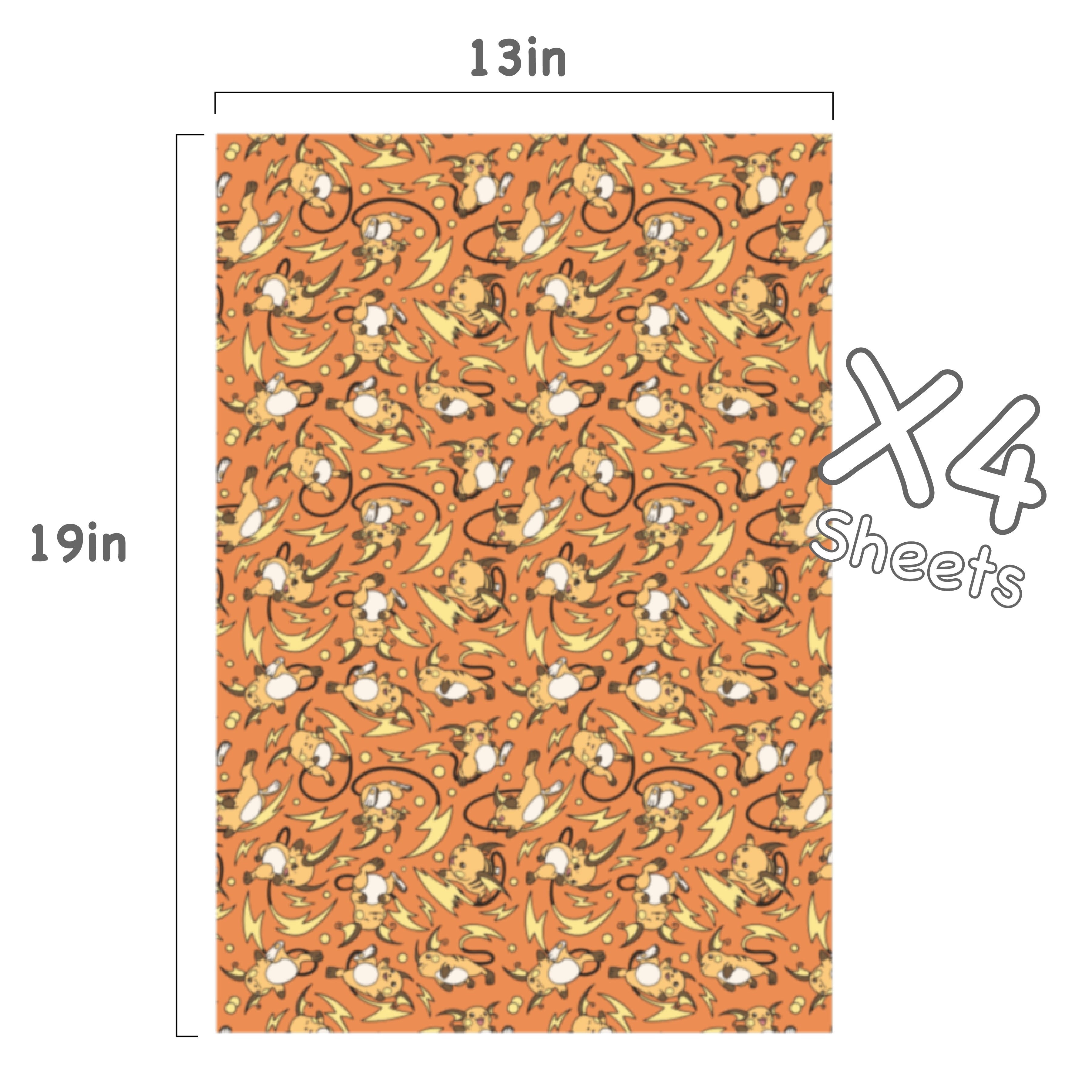 Raichu Wrapping Paper