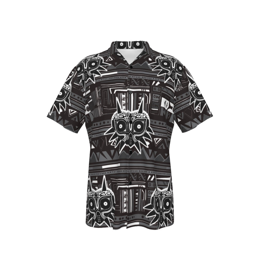 Zelda Majora's Mask (Black) Hawaiian Shirt