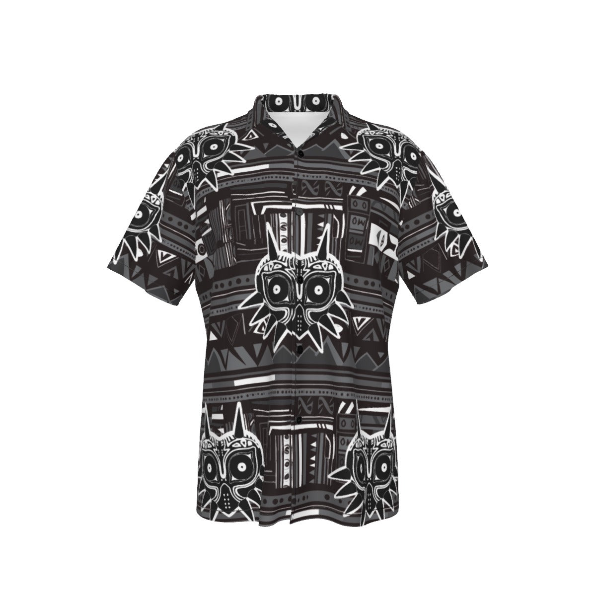 Zelda Majora's Mask (Black) Hawaiian Shirt