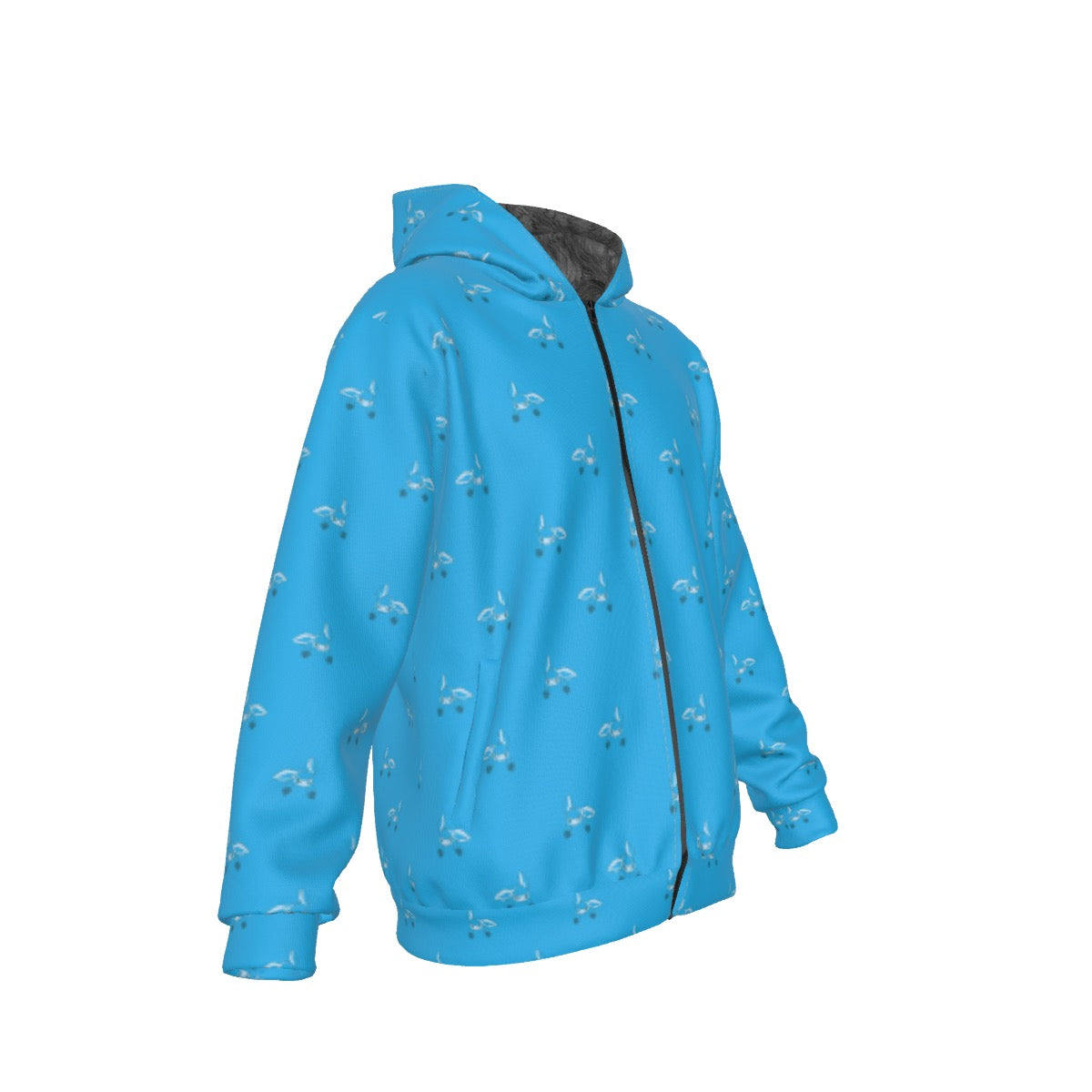 Glaceon Pattern Hoodie