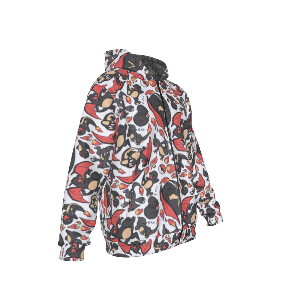 Charizard (White) Pattern Hoodie
