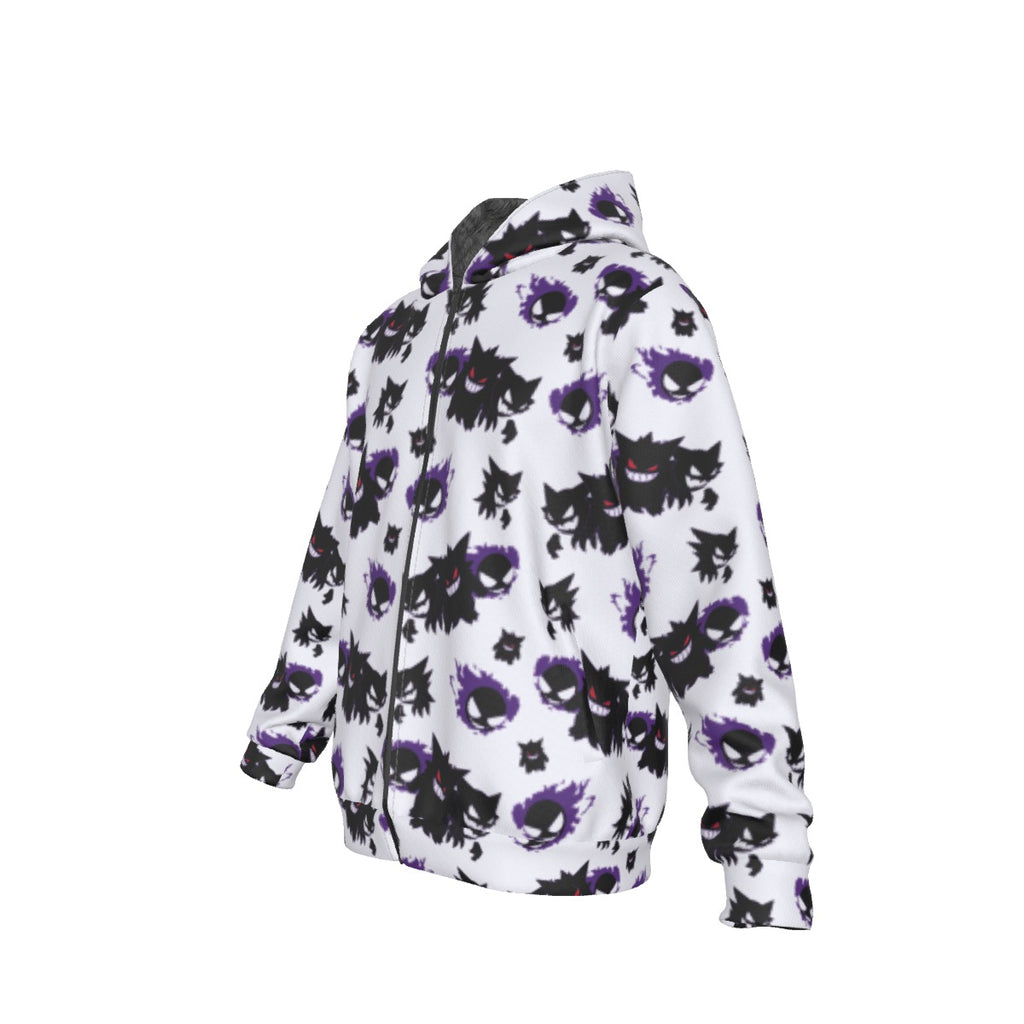 Gengar (White) Pattern Hoodie