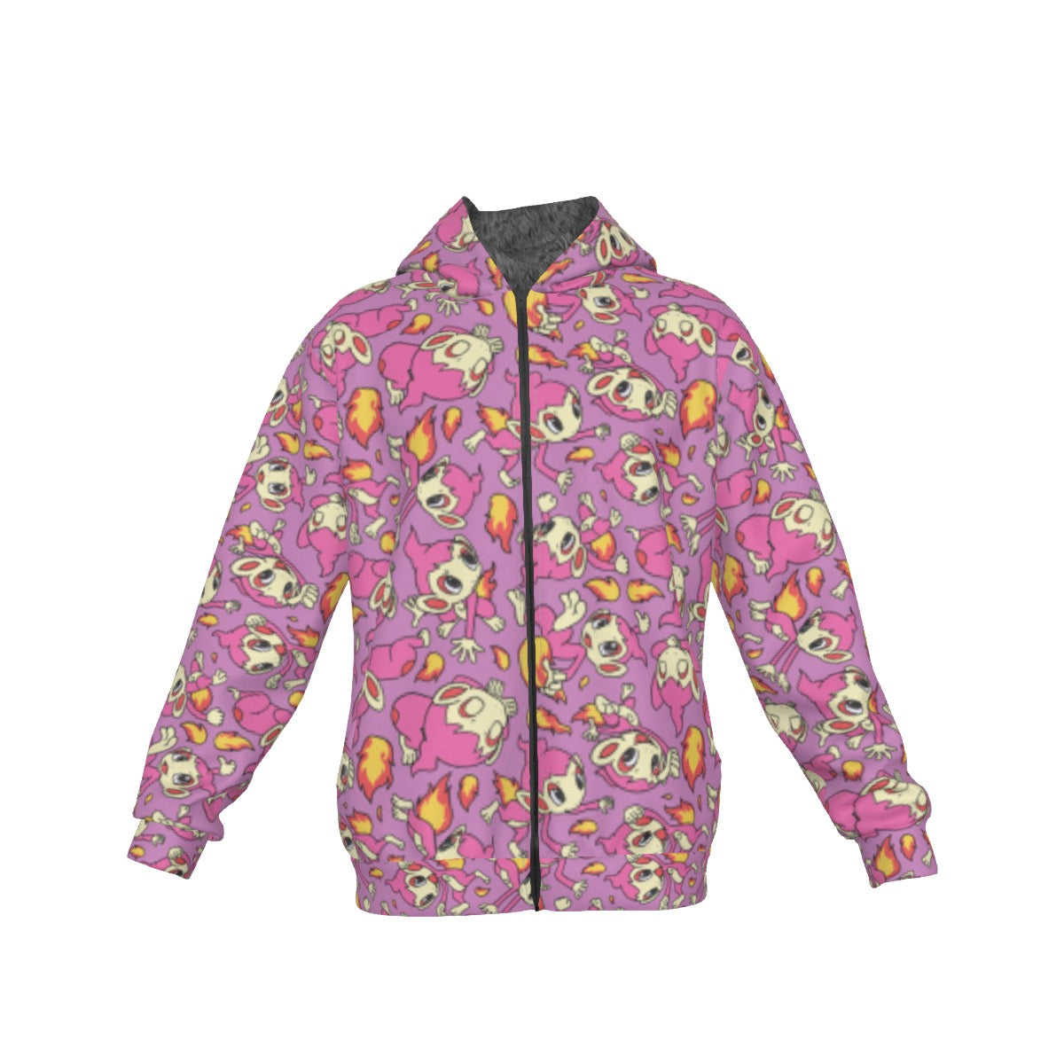 Chimchar (Pink) Pattern Hoodie