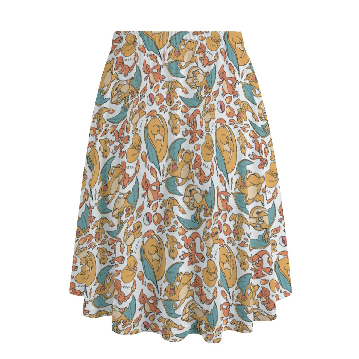 Charmander, Charmeleon and Charizard Skirt
