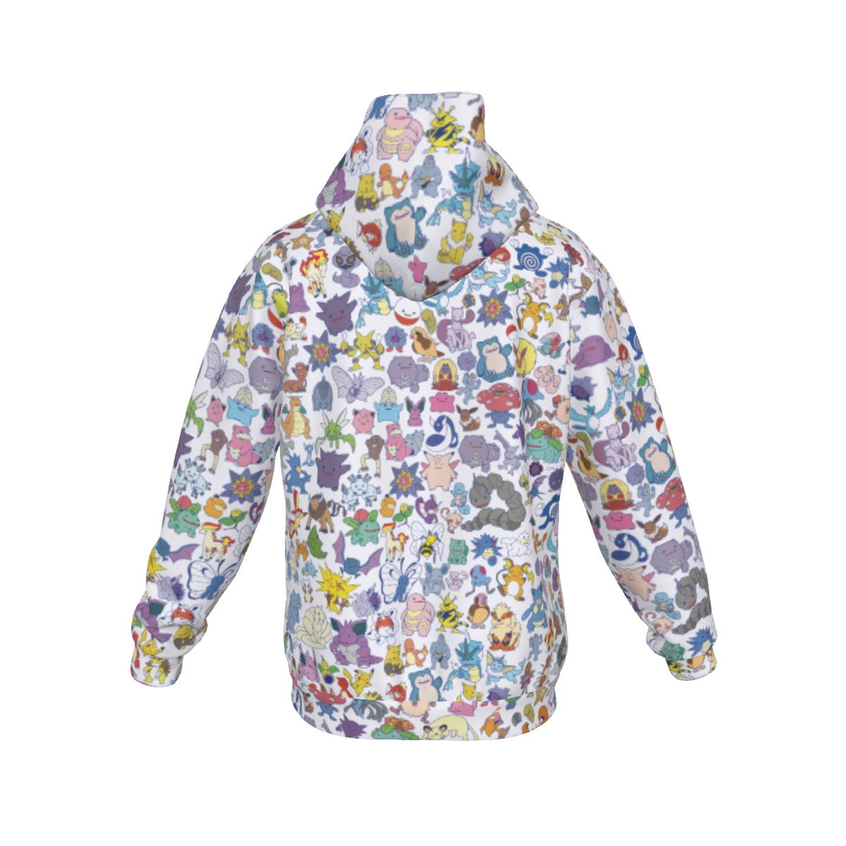 151 Ditto (White) Pattern Hoodie