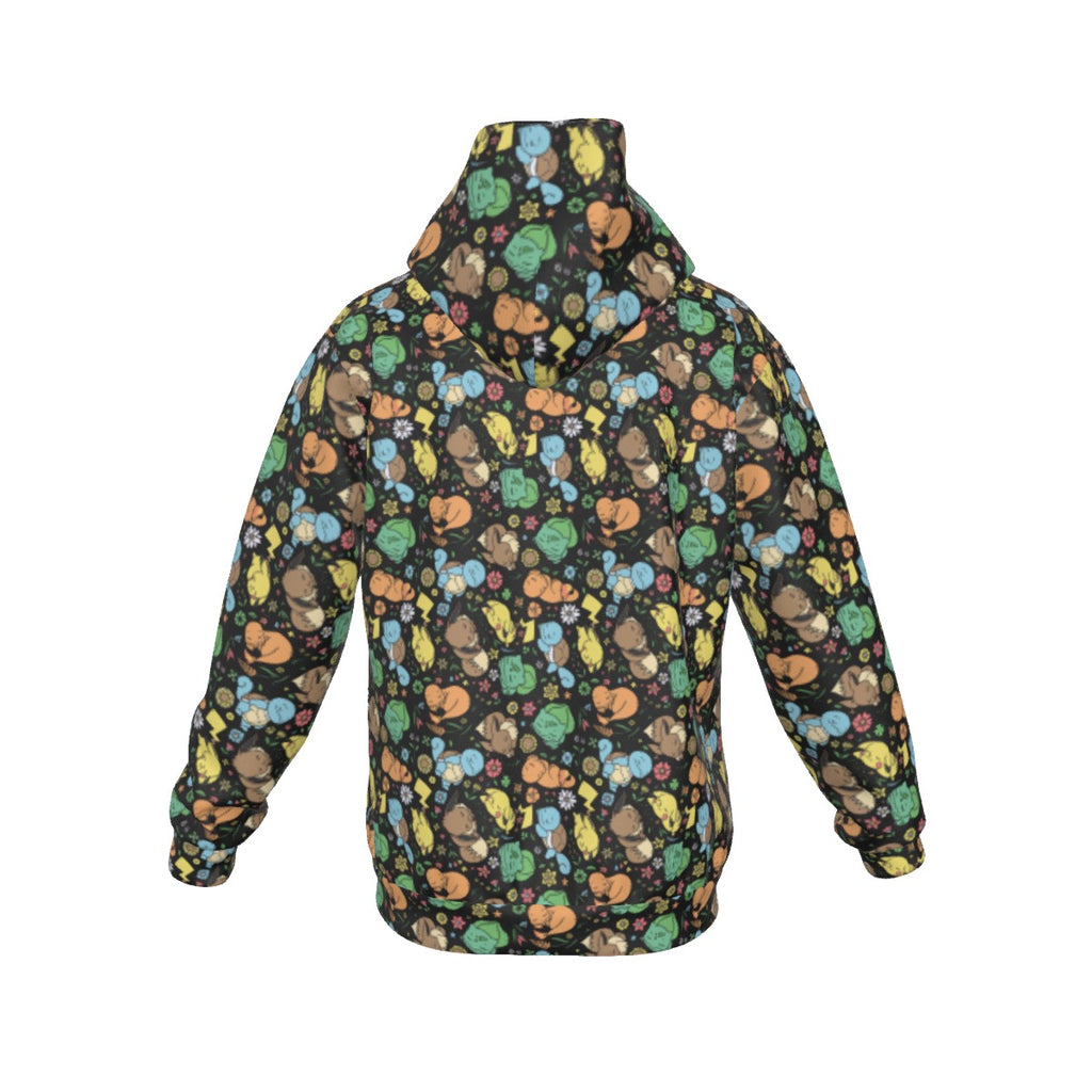 Sleeping Starters Pattern Hoodie