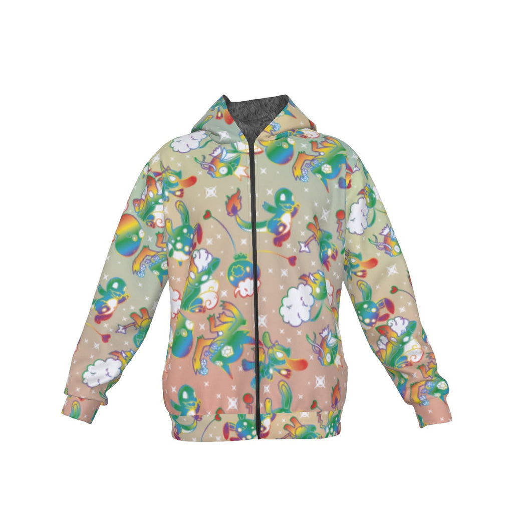 Character Pattern Hoodie