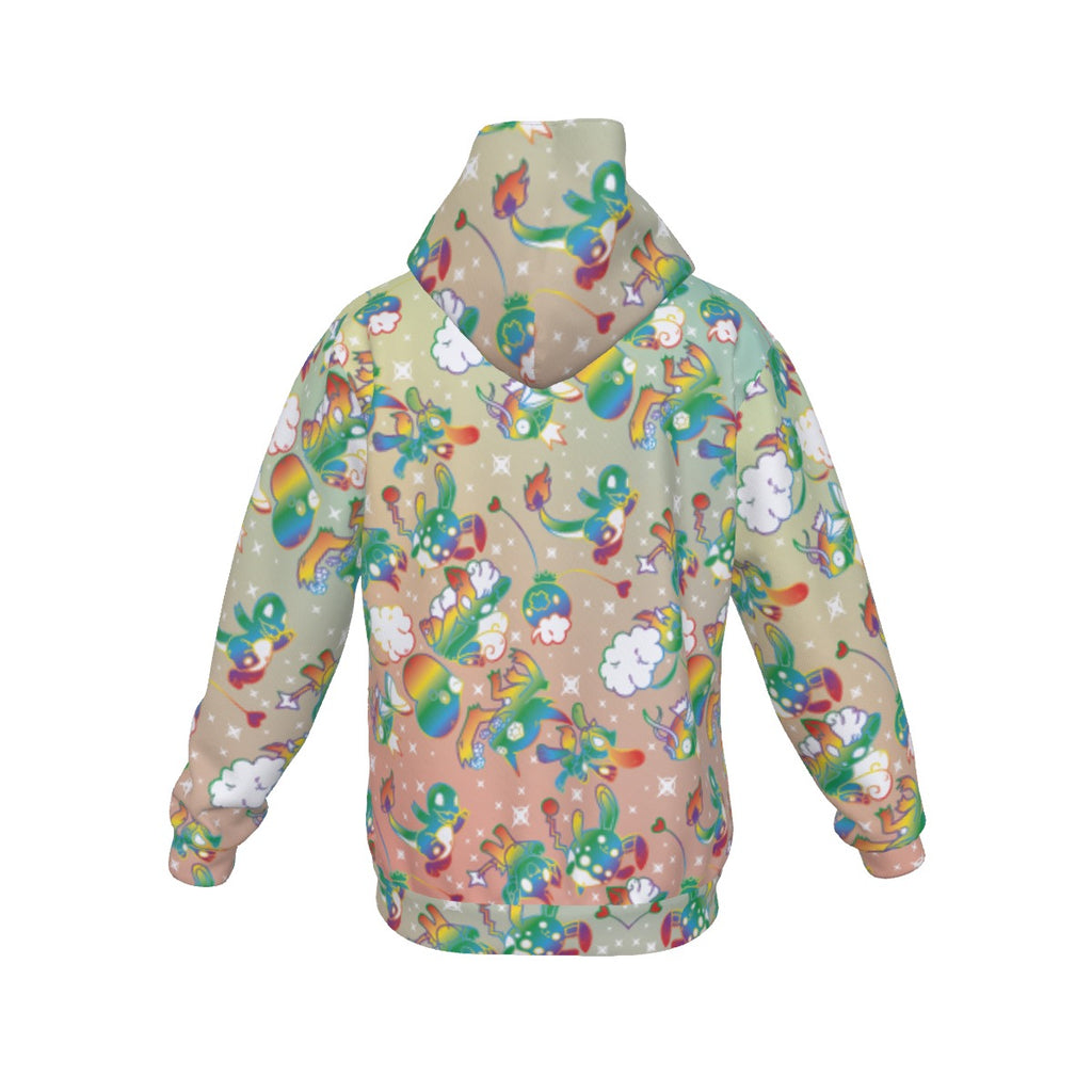 Character Pattern Hoodie