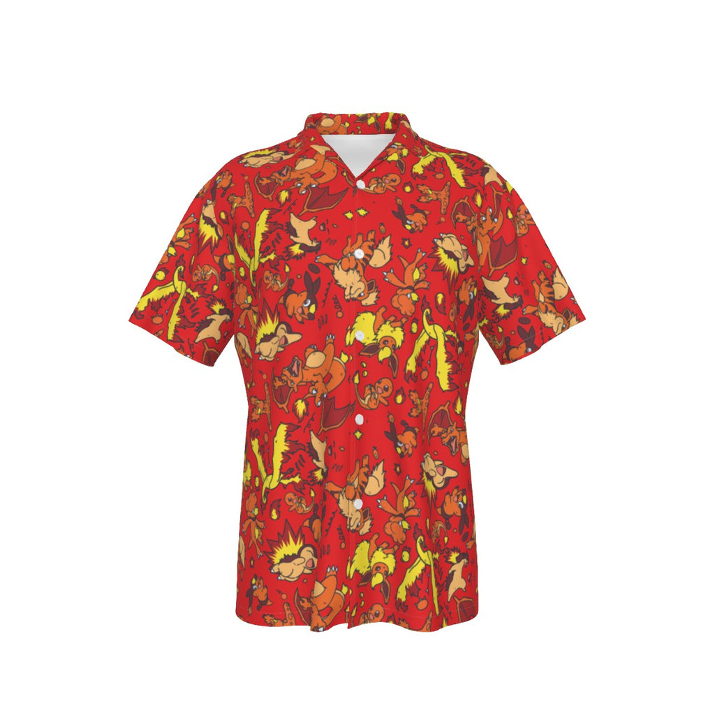 Fire Type Hawaiian Shirt