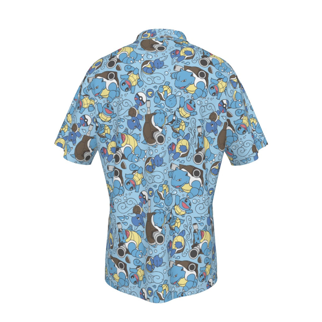 Blastoise (Light Blue) Hawaiian Shirt