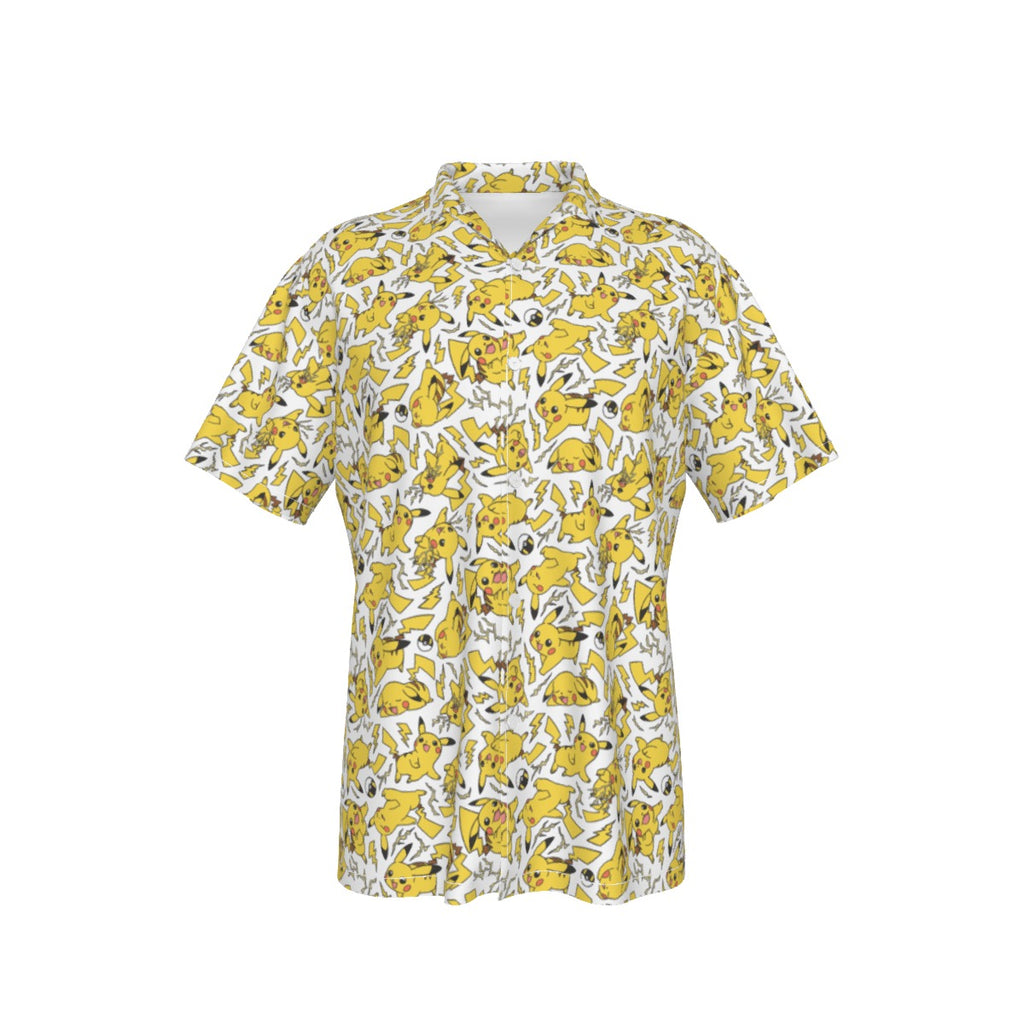 Pikachu (White) Hawaiian Shirt