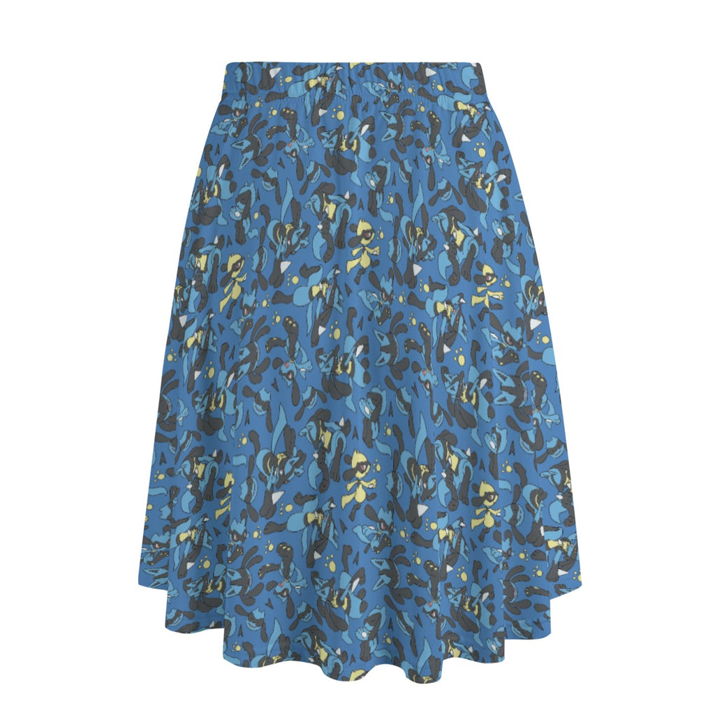 Lucario and Riolu Skirt