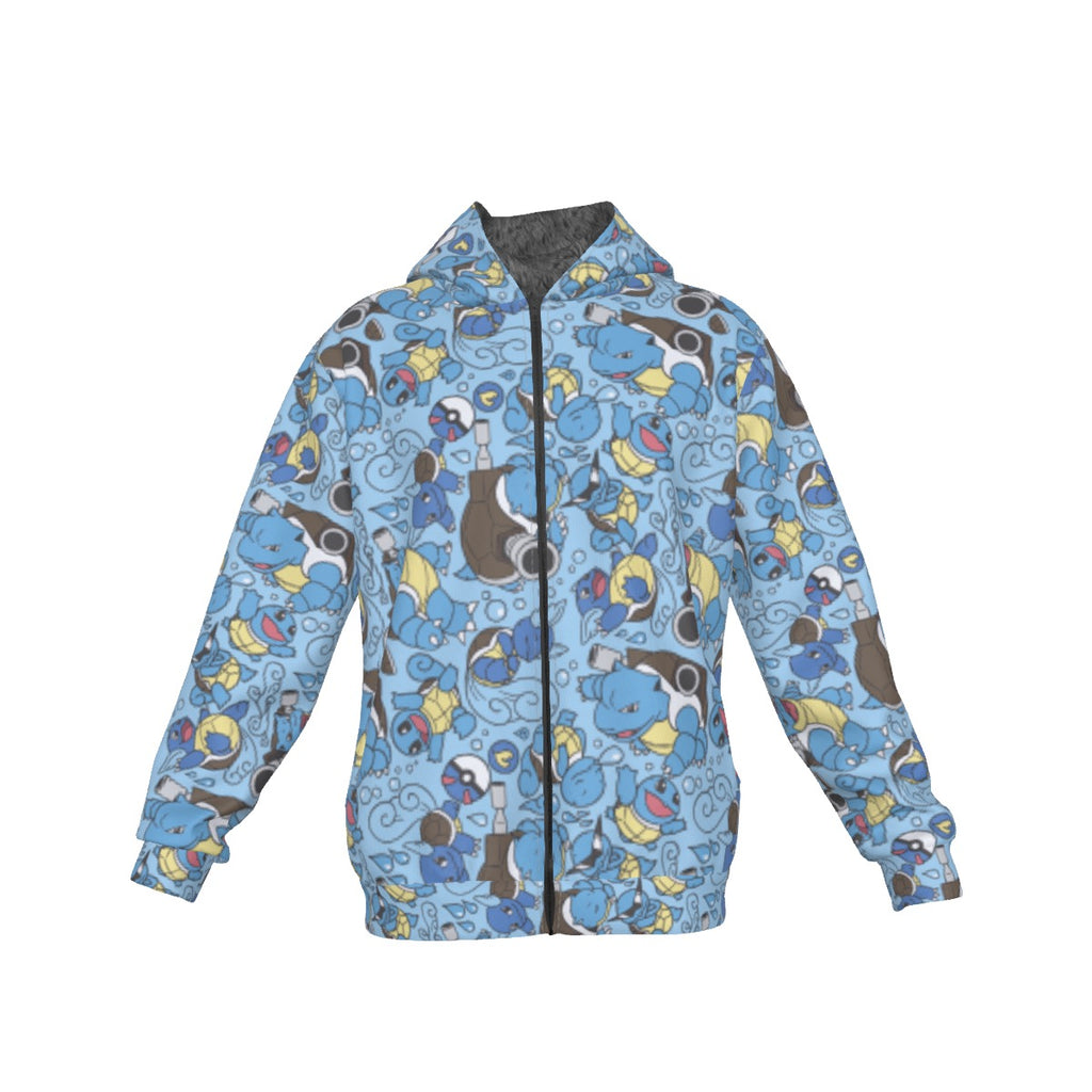 Blastoise (Light Blue) Pattern Hoodie