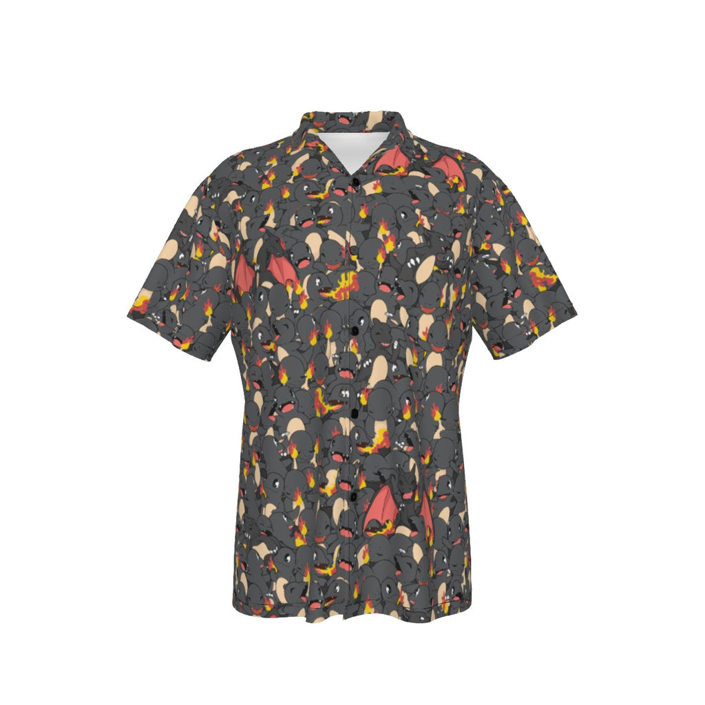 Charizard (Black) Hawaiian Shirt