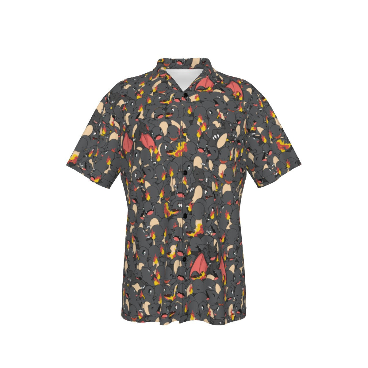 Charizard (Black) Hawaiian Shirt