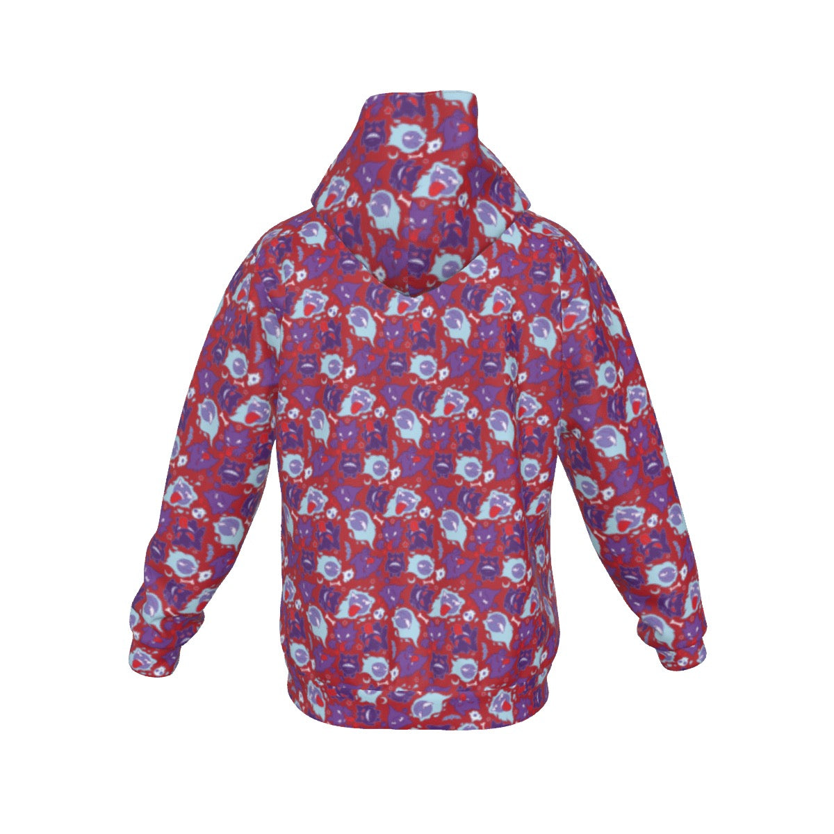Gengar (Red) Pattern Hoodie