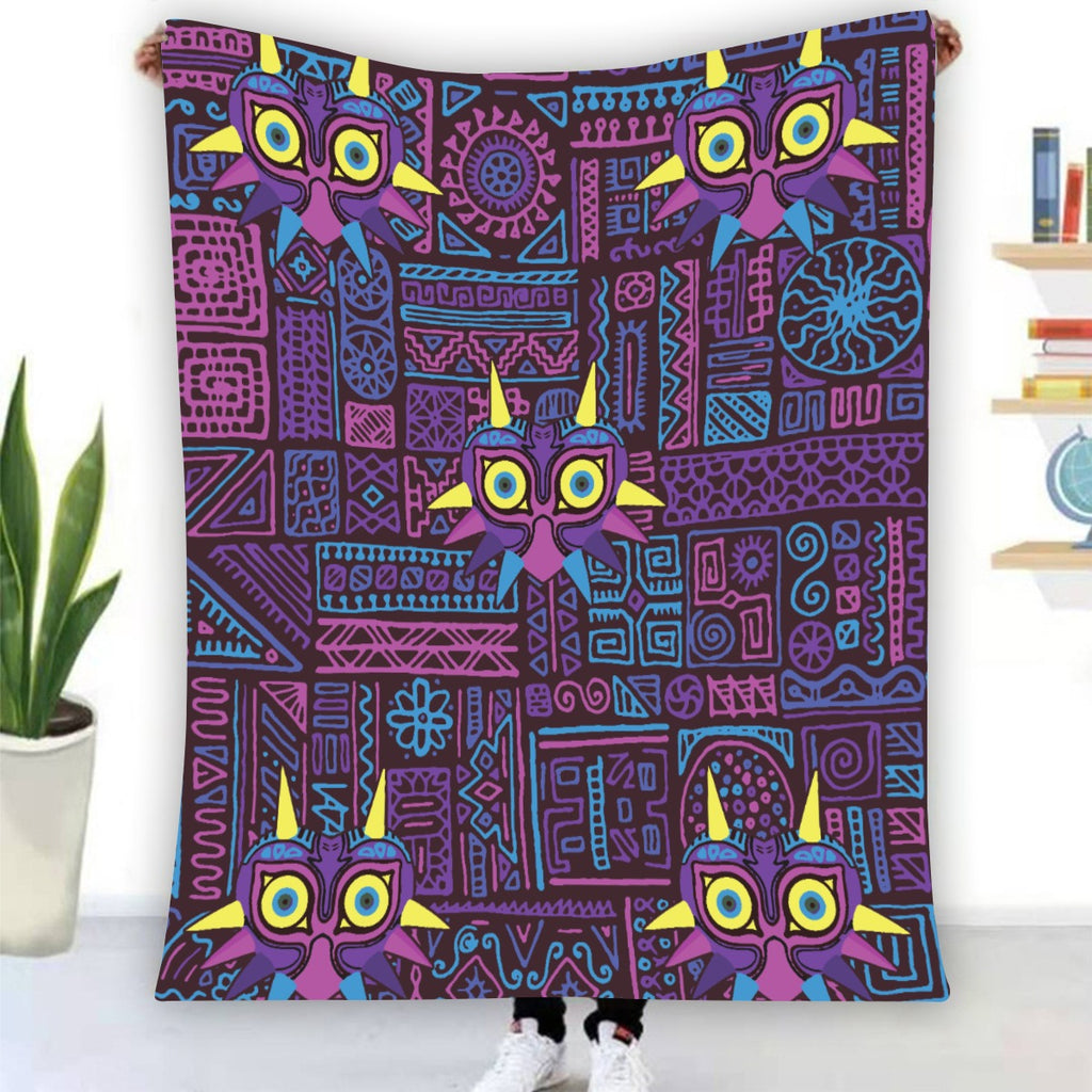 Zelda Majora's Mask (Purple) Blanket
