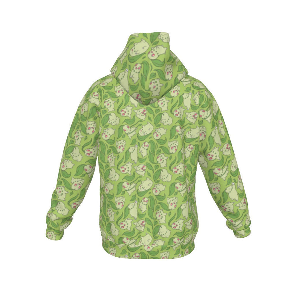 Chikorita Pattern Hoodie