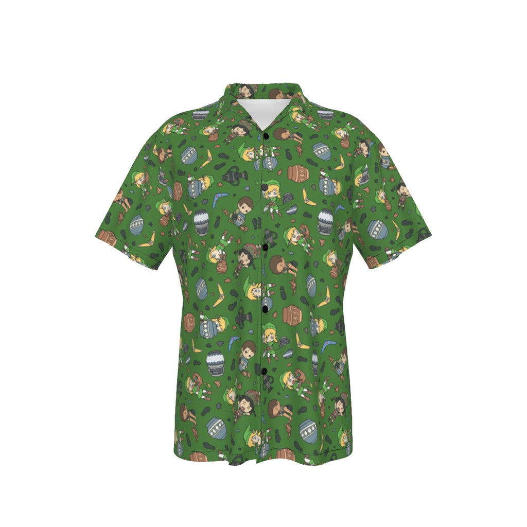 Zelda Breaking Pots Hawaiian Shirt
