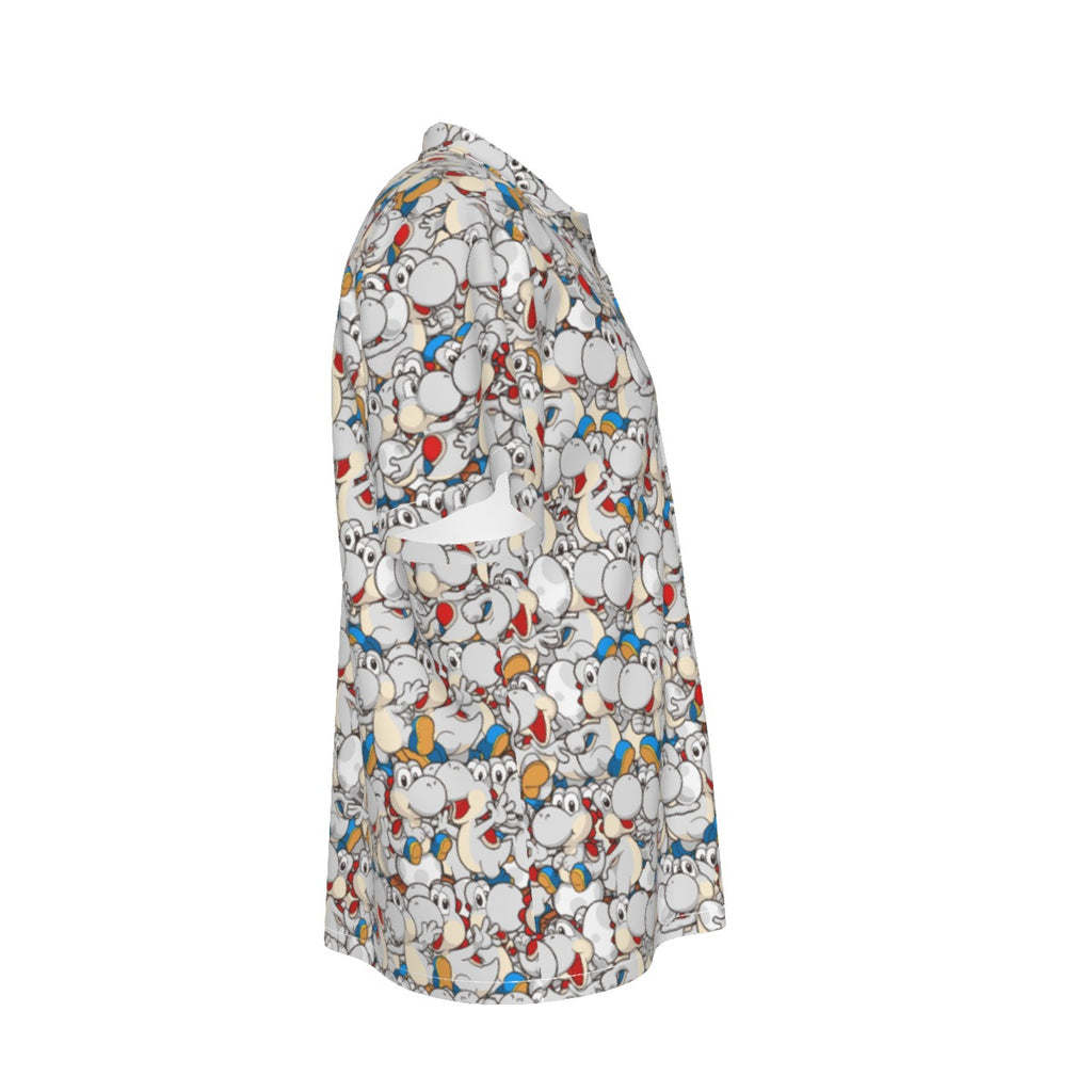 Yoshi (White) Hawaiian Shirt