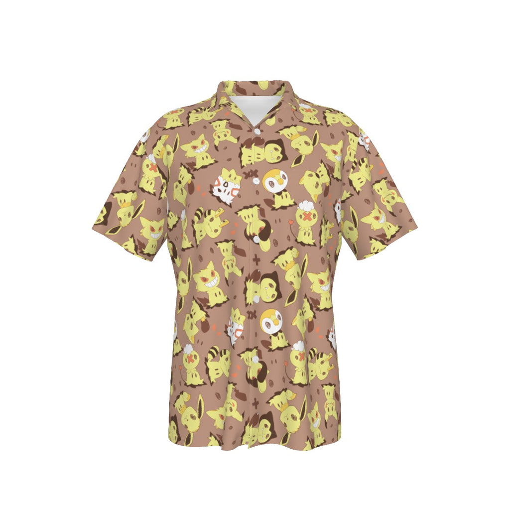 Mimikyu (Brown) Hawaiian Shirt