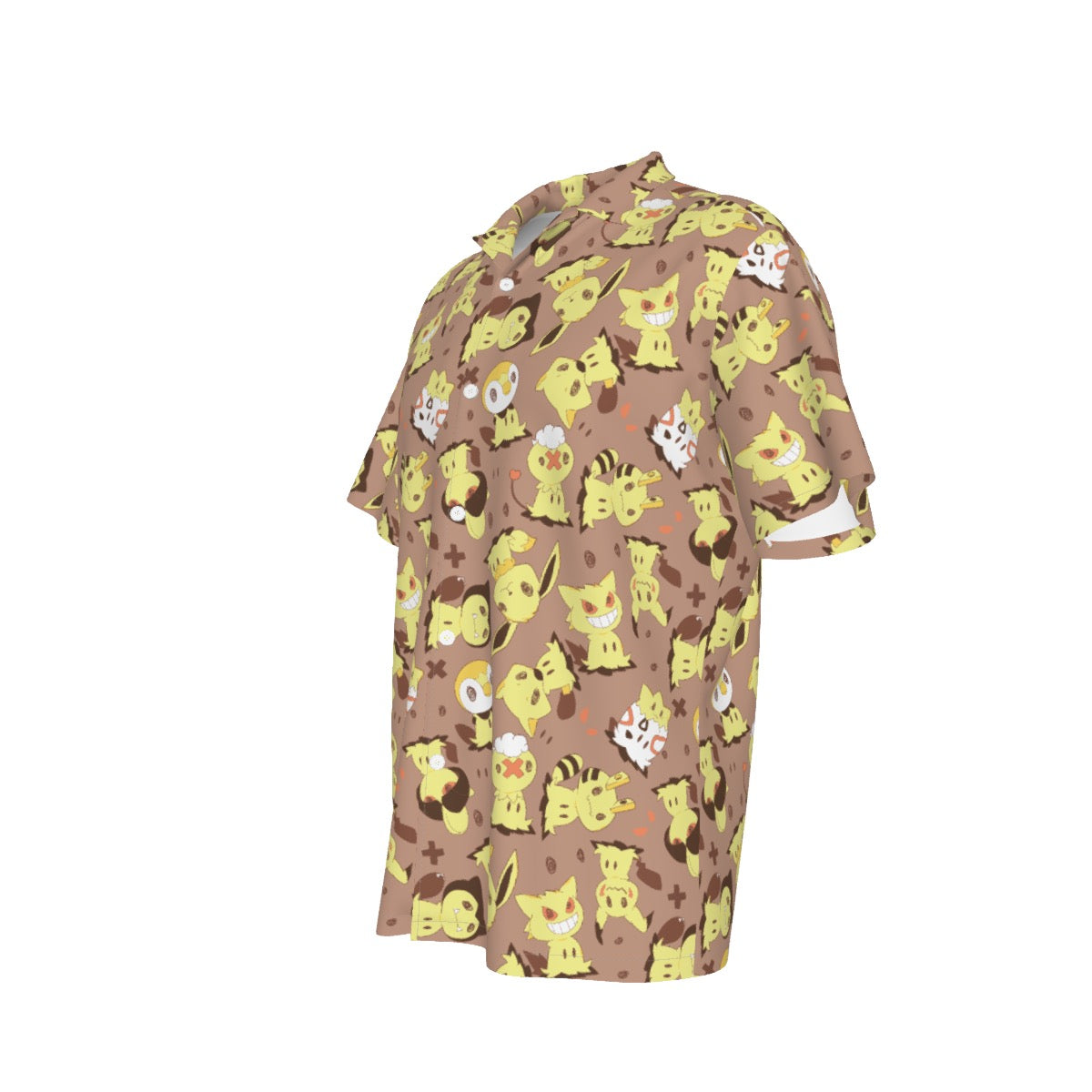 Mimikyu (Brown) Hawaiian Shirt