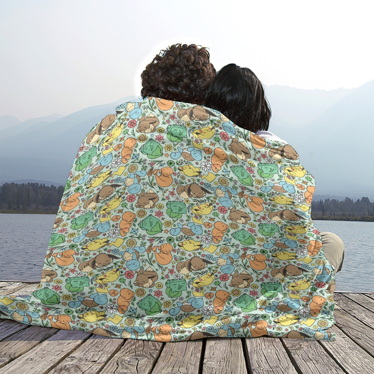 Sleeping Starter (Green) Blanket