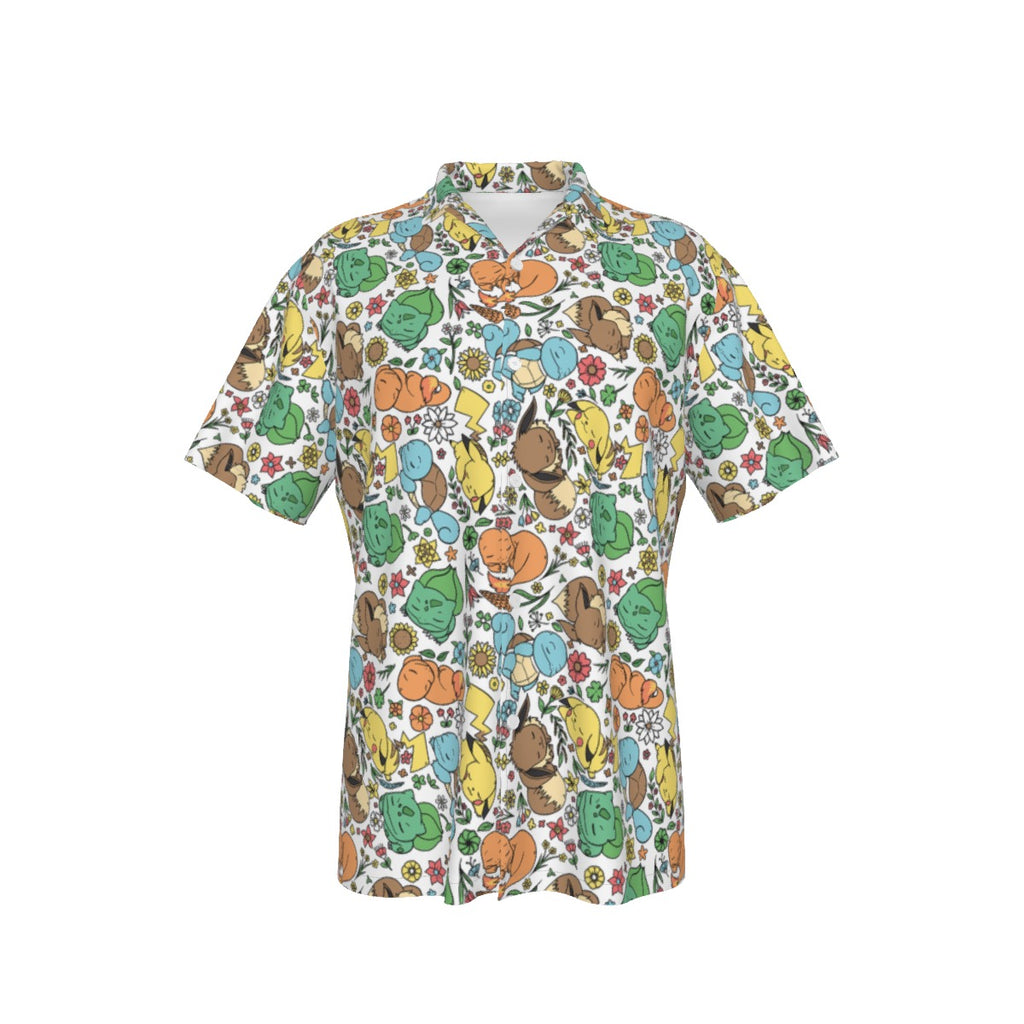 Sleeping Starter (White) Hawaiian Shirt