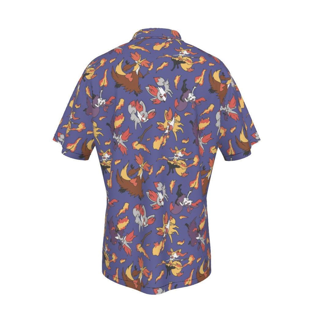 Fennekin Hawaiian Shirt