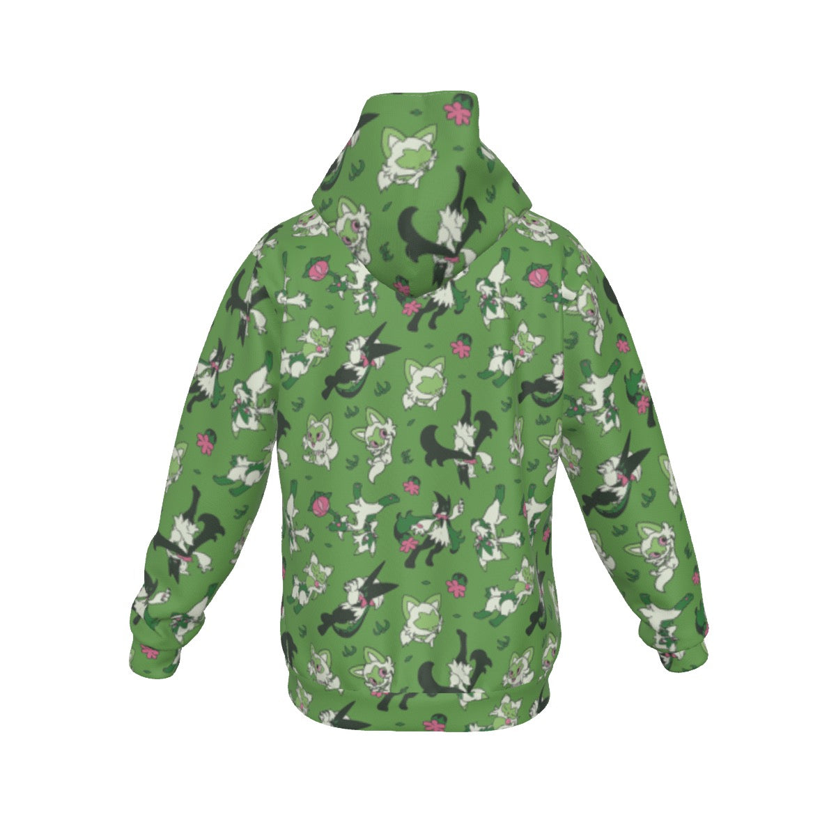Sprigatito Pattern Hoodie