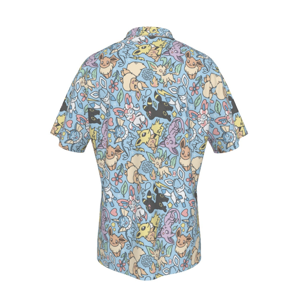 Eeveelutions (Blue) Hawaiian Shirt