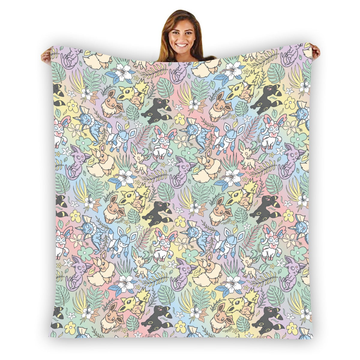 Eeveelution (Rainbow) Blanket