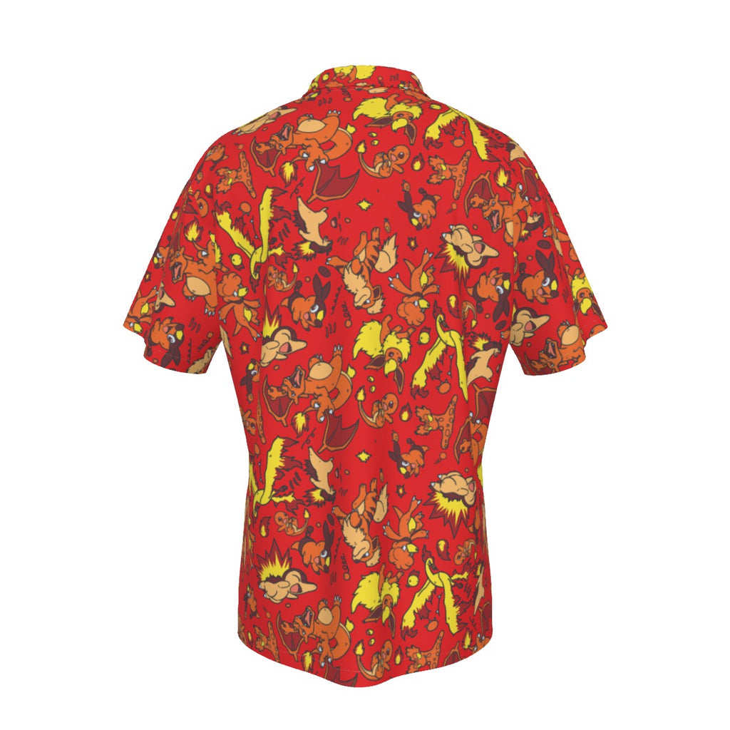 Fire Type Hawaiian Shirt