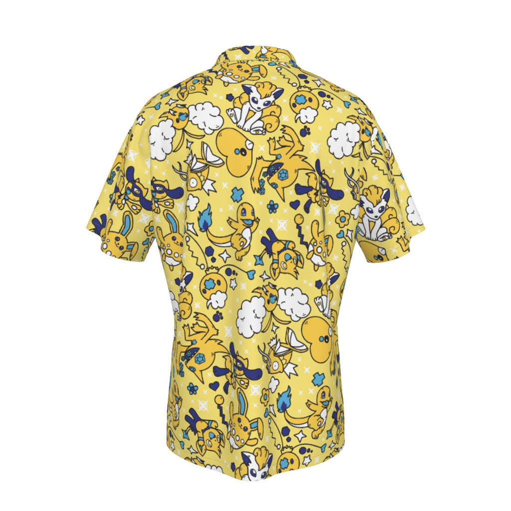 Shiny Gold Character Hawaiian Shirt