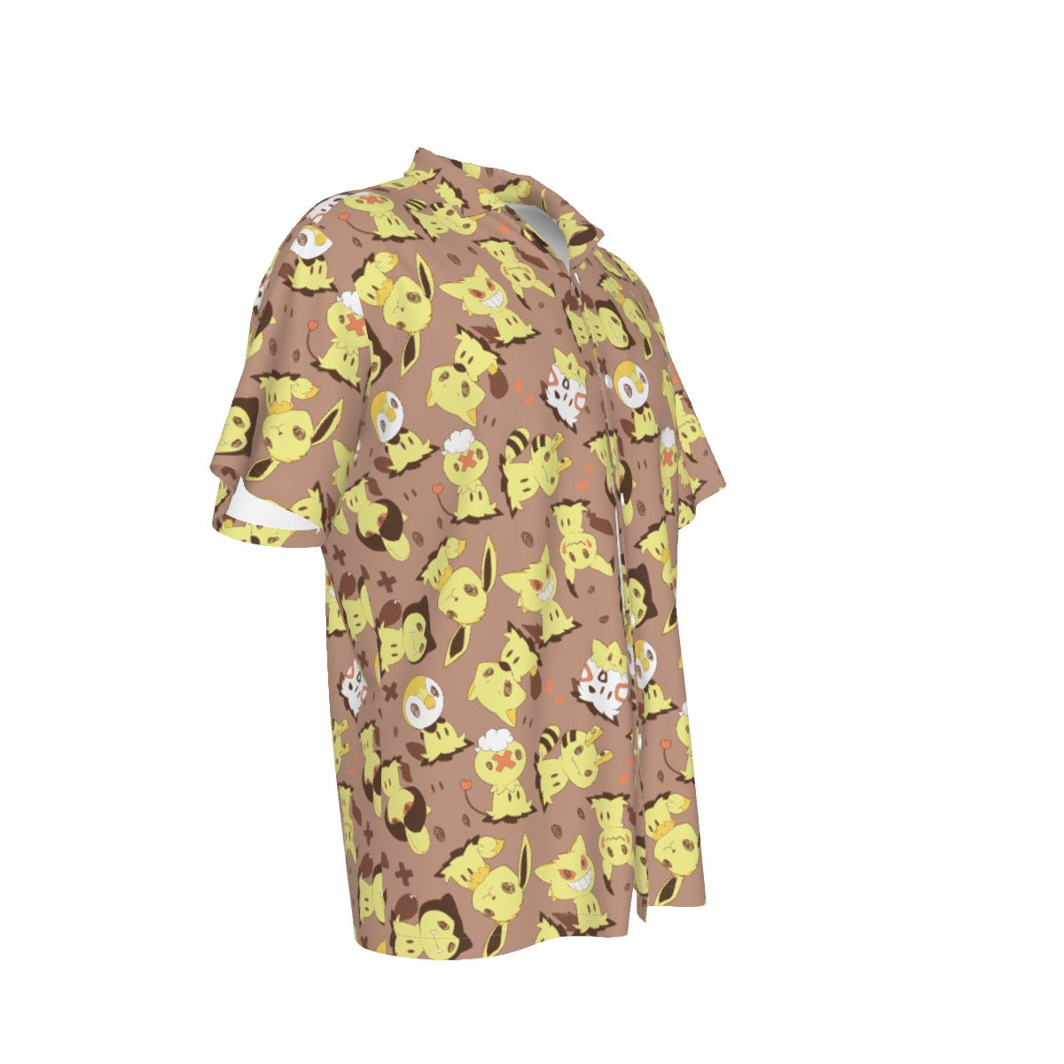 Mimikyu (Brown) Hawaiian Shirt