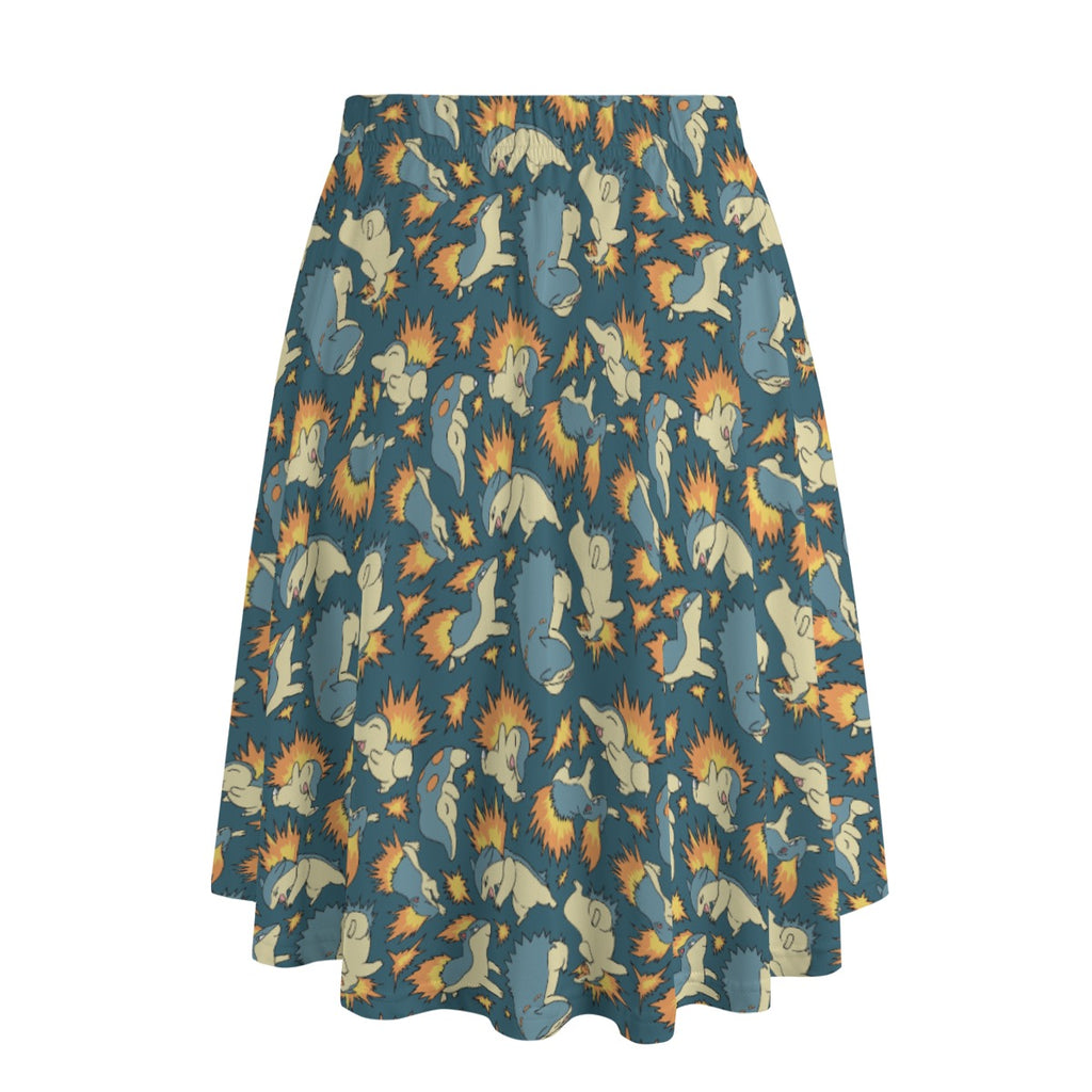 Cyndaquil, Quilava and Typhlosion Skirt