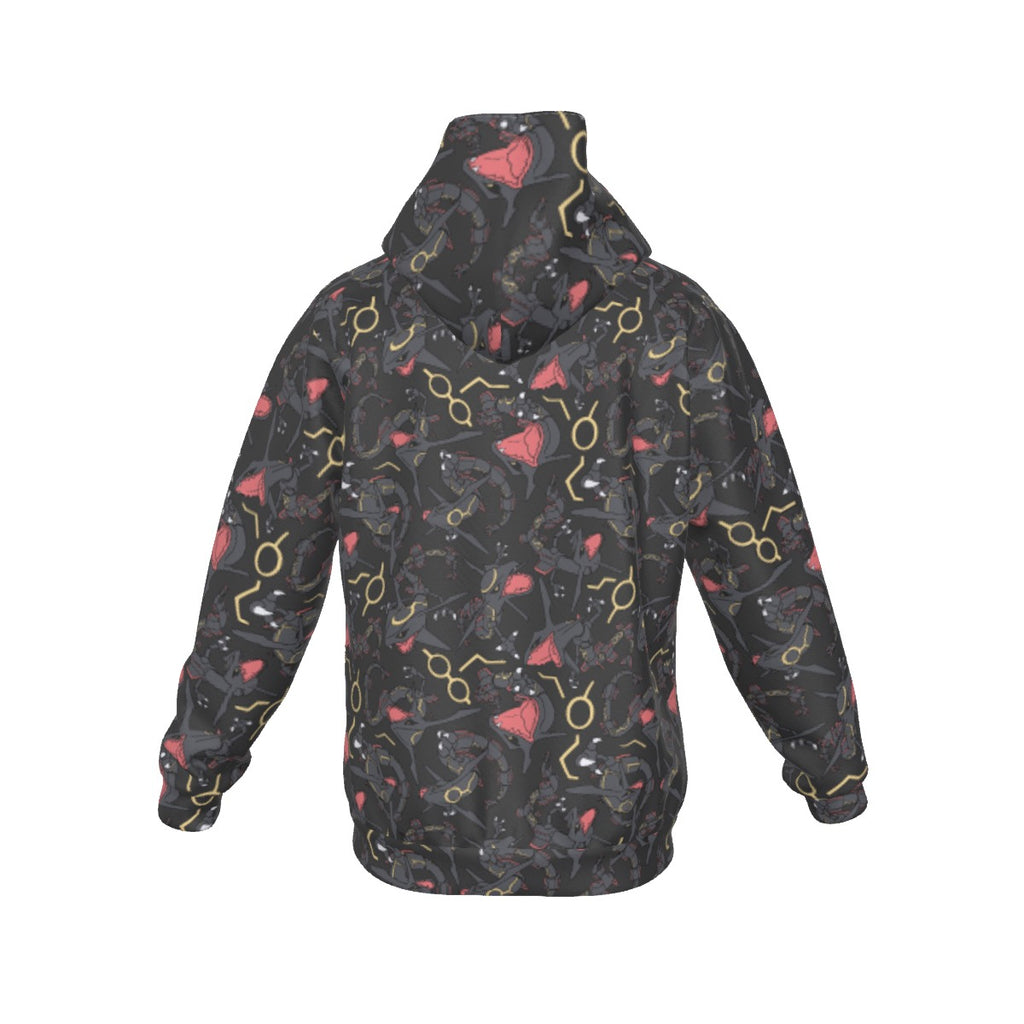 Rayquaza (Black) Pattern Hoodie