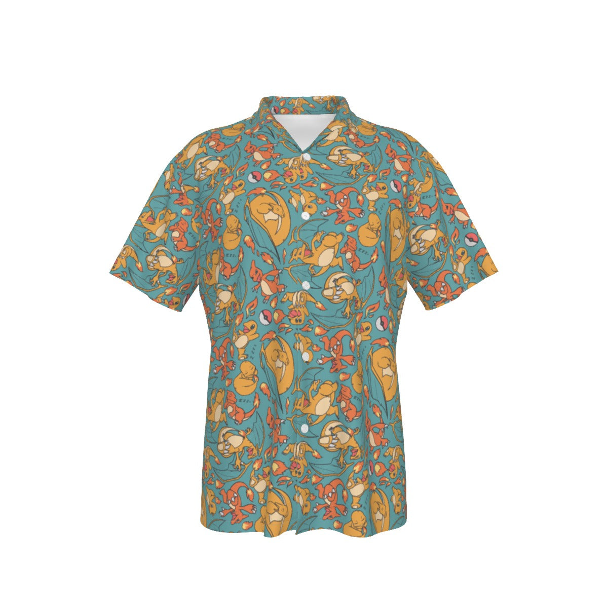 Charizard (Green) Hawaiian Shirt