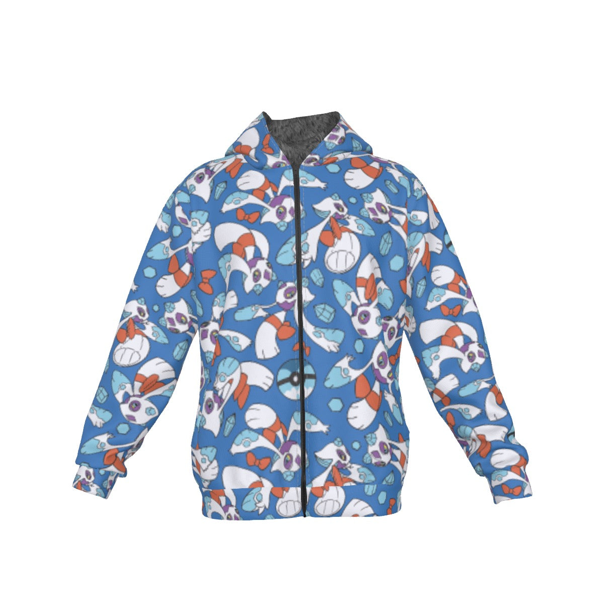 Froslass Pattern Hoodie