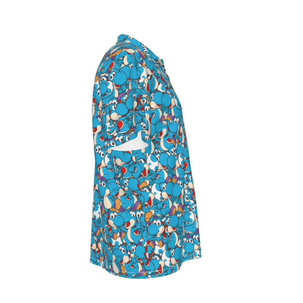 Yoshi (Light Blue) Hawaiian Shirt