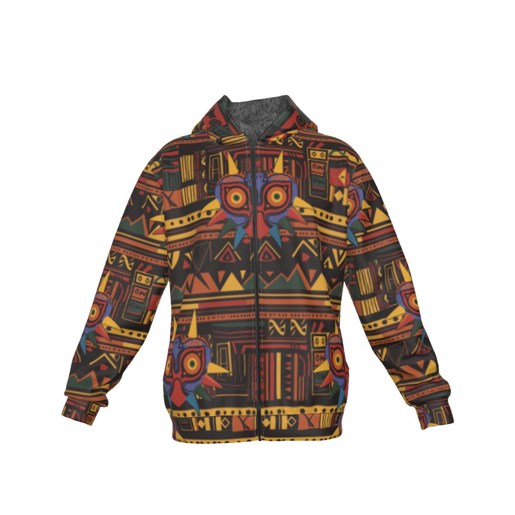 Zelda Majora's Mask Pattern Hoodie